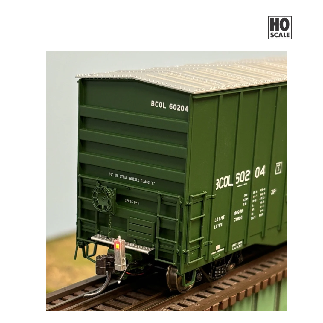BC Rail Boxcar and EOT