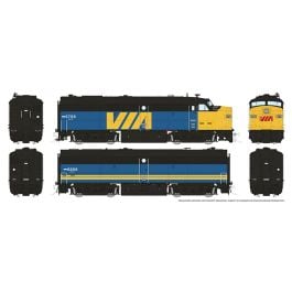 HO MLW FPA-2u & FPB-2u (DC/DCC/Sound): VIA Rail Canada: #6758 & 6858