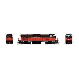 HO M420 (DC/Silent): Providence & Worcester - Simplified Brown & Red: #2002