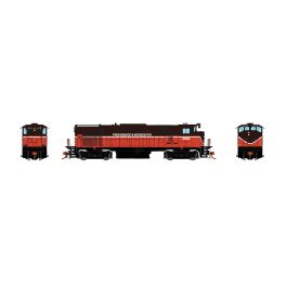 HO M420 (DC/DCC/Sound): Providence & Worcester - Simplified Brown & Red: #2004