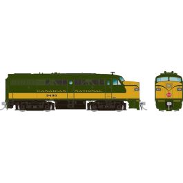 HO ALCo FA-1 (DC/Silent): Canadian National - Green & Yellow Scheme: #9402