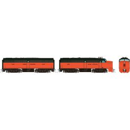 HO ALCo FA-1 + FB-1 (DC/Silent): New Haven - As Delivered: #0416 + #0457