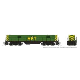 HO EMD GP40 Mother+Slug (DC/Silent): MKT - Green & Yellow: #226 + #501