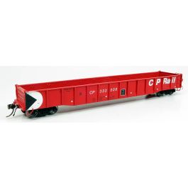 HO 52'6" Gondola: CP Rail - Action Red Scheme: 6-Pack