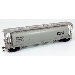 HO NSC 3800cuft Covered Hopper: CN - CNLX Grey: 6-Pack #2