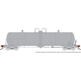 HO Procor 20K gal Tank Car: Painted, Unlettered - Later 100 Ton Style