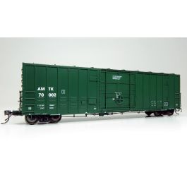 HO scale B100 Boxcar: Amtrak - Green: Single Car
