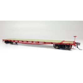 HO F30A 50' Flat Car: PRR Delivery - 6-Pack
