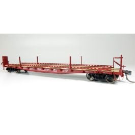HO F30D 50' TOFC Flat Car: PRR Delivery - 6-Pack