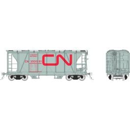 HO Enterprise Covered Hopper: CN - Red Noodle: 6-Pack #1