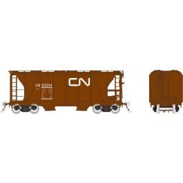 HO Enterprise Covered Hopper: CN - MOW Red: 3-Pack #1