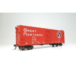 HO GN 40' Boxcar w/ Early IDNE: Great Northern - Vermilion: 6-Pack