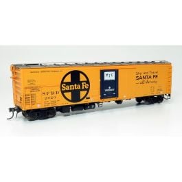 HO Santa Fe RR-56 Mechanical Reefer: Santa Fe All The Way Slogan - 4-Pack
