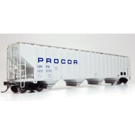 HO Procor 5820 Covered Hopper: UNPX - Procor Blue Stencil: Single Car