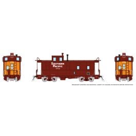 HO SP C-40-3 Steel Caboose: SP - Gothic Small w/ roofwalk: #1216