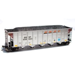 HO AutoFlood III Coal Hopper: BNSF Wedge scheme - Single Car (Double Rotary): #6
