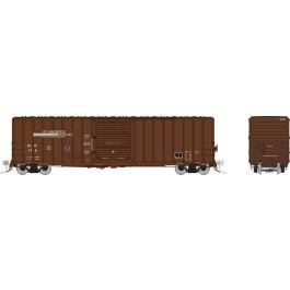 HO PC&F 5317cuft boxcar: SLR - Brown: Single Car #1