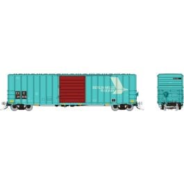 HO PC&F 5241cuft boxcar: EEC - Patchout: 3-Pack #2