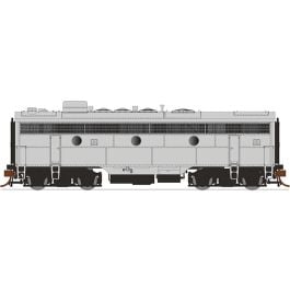 HO Scale F7B DC (Silent): Undecorated (CP) w/o steam genny