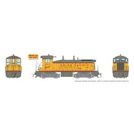 HO EMD SW9 (DC/Silent): Union Pacific - As Delivered Slogan: #1834