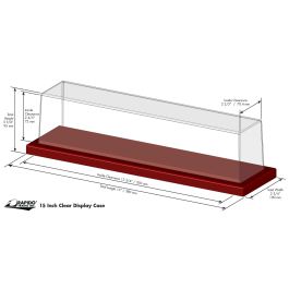 HO Scale 15 inch Clear Display Case