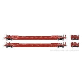 HO 53' Husky-Stack well car 2-Pack: CP: 3-Pack