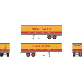 HO 35' Fruehauf Integral-Post Volume Van - Union Pacific: #25206