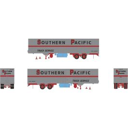 HO 40' Fruehauf Fluted Side Volume Van - Southern Pacific: #A-5651-RT