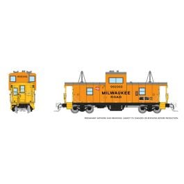 N Wide Vision Caboose: Milwaukee Road: #992302