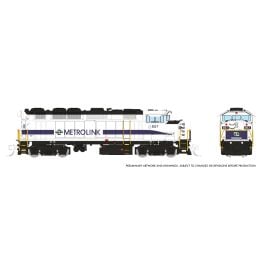 N GMDD F59PH (DC/DCC/Sound): Metrolink - Teal Stripe: #862