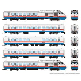 N RTL Turboliner (DC/Silent): 5-Car Set #1: Phase III Early