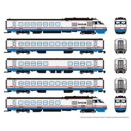 N RTL Turboliner (DC/DCC/Sound): 5-Car Set #2: Phase III Late