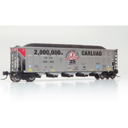 N AutoFlood III RD Coal Hopper: CEFX - Single Car, INRD 2,000,000TH Car Load Spe