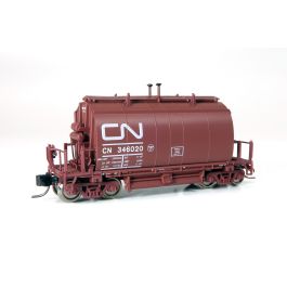 N Short Barrel Ore Hopper: CN Mineral Brown - Single Car #1