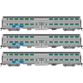 N Gallery Commuter Car: Metra - BNSF: Set #3 (Coaches: 763 778 820)