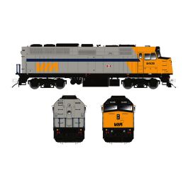 N Scale VIA Rail Canada F40PH-2D (DC/DCC/Sound): Original Scheme #6409