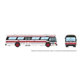 HO 1/87 New Look Bus (Deluxe): TTC - Modern scheme: #2444 