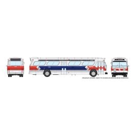 HO 1/87 New Look Bus (Deluxe) - SEPTA White #4342