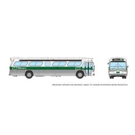 HO 1/87 New Look Bus (Deluxe): GO Transit - Delivery: #1014