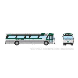 HO 1/87 New Look Bus (Deluxe): GO Transit - Late: #1046