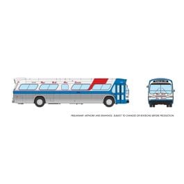 HO 1/87 New Look Bus (Deluxe): New York Bus Service: #1485