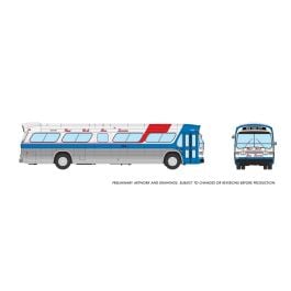 HO 1/87 New Look Bus (Deluxe): New York Bus Service: #1498