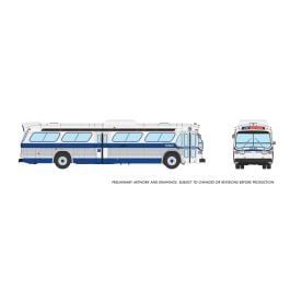 HO 1/87 New Look Bus (Deluxe): New York MTA - Blitz: #5340
