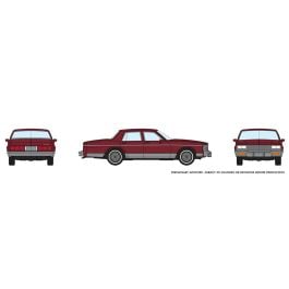 HO Chevrolet Caprice Sedan: Dark Red