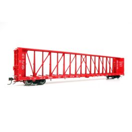 HO NSC Centerbeam Flatcar: CP Rail - Red: Single Car