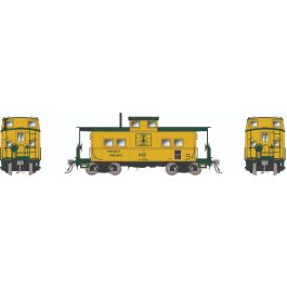 HO Northeastern-style Steel Caboose: MEC - Pine Tree Scheme: #664