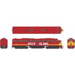 HO EMD E8A (DC/Silent): Rock Island - Red Scheme: #660