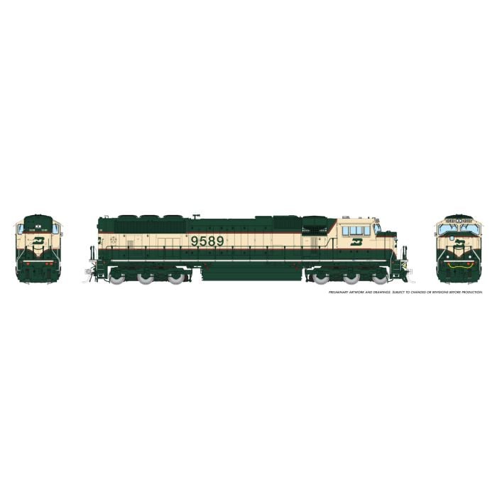 N SD70MAC (DC/DCC/Sound): Burlington Northern - Executive Scheme