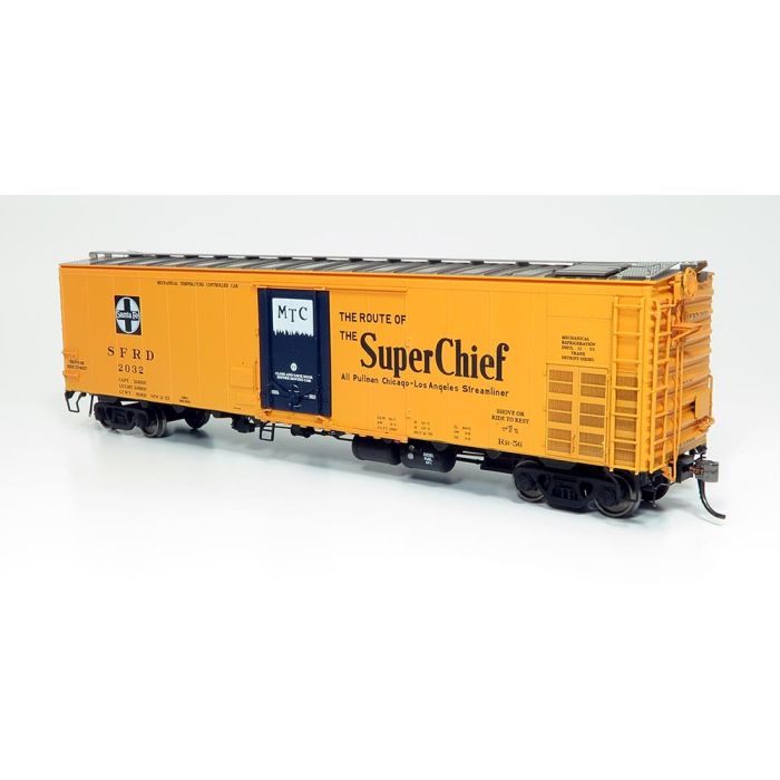 HO Santa Fe RR-56 Mechanical Reefer: Super Chief Slogan - Single