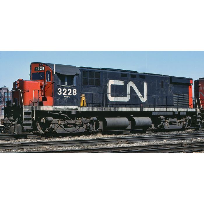 HO MLW C424 (DC/Silent): CN Rail - Noodle (MR-24c): #3239 - Rapido